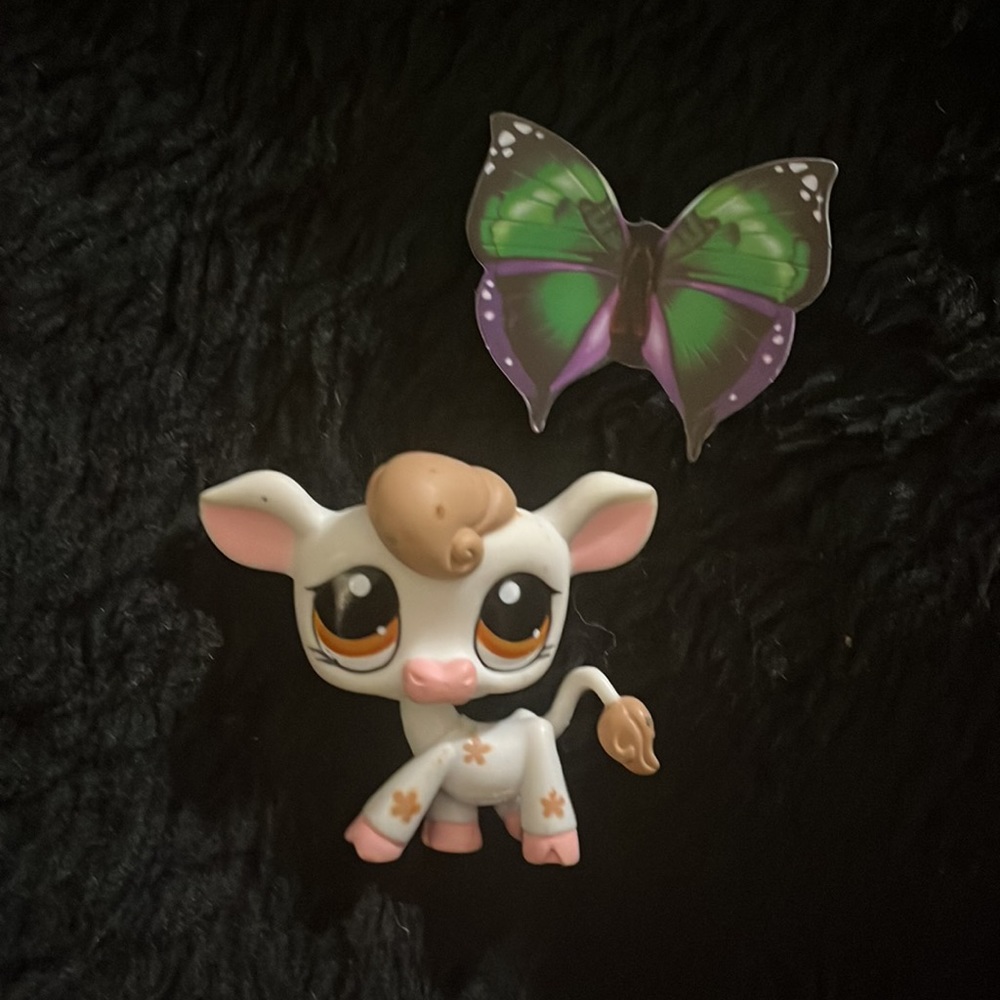 LPS Weeble Wobbler Cow Toy - Picture 9 of 16